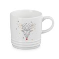 Kubek Le Creuset Noel Rudolph 350ml biały