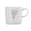 Kubek Le Creuset Noel Rudolph 350ml biały