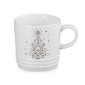 Kubek Le Creuset Noel Choinka 350ml biały