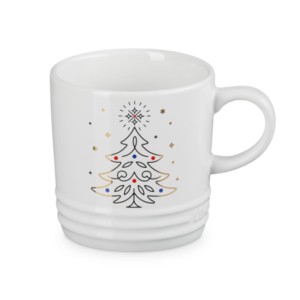 Kubek Le Creuset Noel Choinka 350ml biały