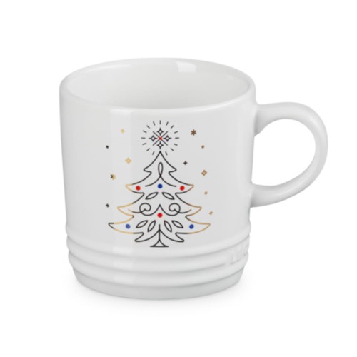 Kubek Le Creuset Noel Choinka 350ml biały