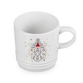 Kubek Le Creuset Noel Santa 350ml biały