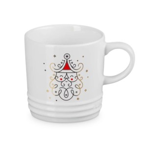 Kubek Le Creuset Noel Santa 350ml biały
