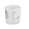 Kubek Le Creuset Noel Santa 350ml biały