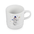 Kubek Le Creuset Noel Mikołaj 350ml biały