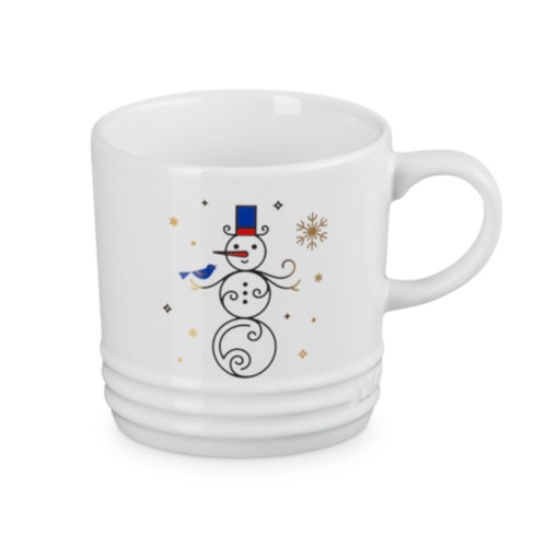 Kubek Le Creuset Noel Mikołaj 350ml biały