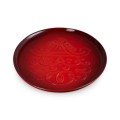 Talerz do serwowania Le Creuset Santa owalny 36cm wiśniowy