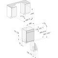 Zmywarka do zabudowy z widocznym panelem Miele G 5315 Sci XXL