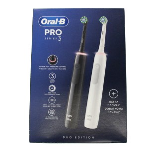 Szczoteczka elektryczna Oral-B PRO3 3900 Duo black/white