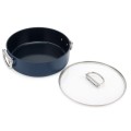 Garnek Joseph Joseph Space niski 28cm ze składanymi uchwytami + pokrywka 45046