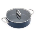Garnek Joseph Joseph Space niski 28cm ze składanymi uchwytami + pokrywka 45046