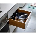 Wok Joseph Joseph Space 32cm ze składanymi uchwytami 45048