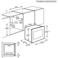 Kuchenka mikrofalowa do zabudowy Electrolux LMS2203EMX