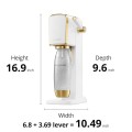 Saturator Sodastream Art Biało-złoty