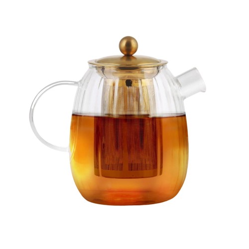Vialli - Zaparzacz do herbaty 1000 ml Tulip złoty mat 29316