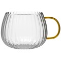 Vialli - Zestaw 2 szklanek z żółtym uchem 350ml Tulip 1227
