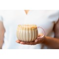 Vialli - Zestaw 2 szklanek z różowym uchem 350ml Tulip 1210
