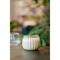 Vialli - Zestaw 2 szklanek z zielonym uchem 350ml Tulip 1197