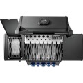 Grill gazowy Napoleon PHANTOM Rogue PRO-S 425 z palnikiem rożna i palnikiem bocznym Sizzle Zone, Czarny mat RPS425RSIBPK-2-PL-PHM