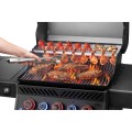 Grill gazowy Napoleon PHANTOM Rogue PRO-S 425 z palnikiem rożna i palnikiem bocznym Sizzle Zone, Czarny mat RPS425RSIBPK-2-PL-PHM
