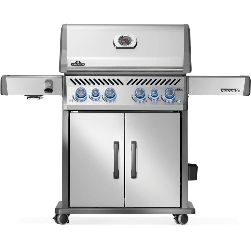Grill gazowy Napoleon Rogue PRO-S 525 z palnikiem rożna i palnikiem bocznym Sizzle Zone, Stal Szlachetna RPS525RSIBPSS-2-PL