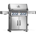 Grill gazowy Napoleon Rogue PRO-S 525 z palnikiem rożna i palnikiem bocznym Sizzle Zone, Stal Szlachetna RPS525RSIBPSS-2-PL