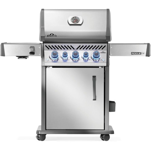 Grill gazowy Napoleon Rogue PRO-S 425 z palnikiem rożna i palnikiem bocznym Sizzle Zone, Stal Szlachetna RPS425RSIBPSS-2-PL