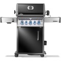 Grill gazowy Napoleon Rogue PRO-S 425 z palnikiem rożna, palnikiem bocznym Sizzle Zone i rożnem w komplecie, Czarny RPS425RSIBPK-2-PL-R