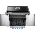 Grill gazowy Napoleon Rogue PRO-S 425 z palnikiem rożna, palnikiem bocznym Sizzle Zone i rożnem w komplecie, Czarny RPS425RSIBPK-2-PL-R