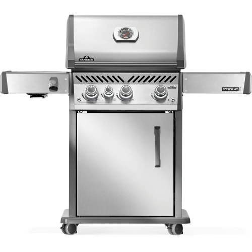 Grill gazowy Napoleon Rogue PRO 425 z palnikiem bocznym Sizzle Zone, Stal Szlachetna RP425SIBPSS-2-PL