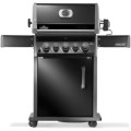 Grill gazowy Napoleon Rogue 425 z palnikiem rożna, kuchenką boczną i rożnem w komplecie, Czarny RB425RSBPK-2-PL-R