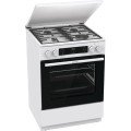 Kuchnia gazowo-elektryczna Gorenje GKS6C71WA