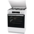 Kuchnia gazowo-elektryczna Gorenje GKS6C71WA