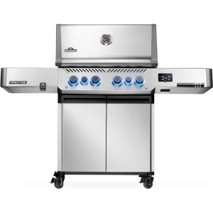 Grill gazowy Napoleon Prestige 500 z palnikiem rożna i palnikiem bocznym Sizzle Zone, Stal Szlachetna WiFi P500VXRSIBPSS-PL 