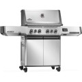 Grill gazowy Napoleon Prestige 500 z palnikiem rożna i palnikiem bocznym Sizzle Zone, Stal Szlachetna WiFi P500VXRSIBPSS-PL