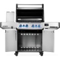 Grill gazowy Napoleon Prestige 500 z palnikiem rożna i palnikiem bocznym Sizzle Zone, Stal Szlachetna WiFi P500VXRSIBPSS-PL