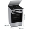 Kuchnia gazowo-elektryczna Gorenje GK5C43SH