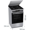 Kuchnia gazowo-elektryczna Gorenje GK5C42SH