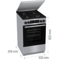 Kuchnia gazowo-elektryczna Gorenje GK5C42SJ