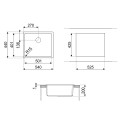 Zlewozmywak Smeg VFU50SFR