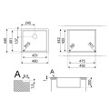 Zlewozmywak Smeg VFU45SFR