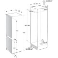 Chłodziarko-zamrażarka do zabudowy Gorenje NRKI519E41