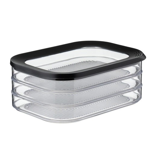 Pojemnik na wędliny Mepal Modula 550/3 Black 106938040400