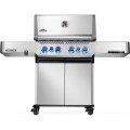 Grill gazowy Napoleon Prestige 500 z palnikiem rożna i palnikiem bocznym Sizzle Zone, Stal Szlachetna P500VRSIBPSS-PL