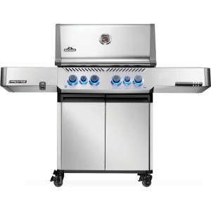 Grill gazowy Napoleon Prestige 500 z palnikiem rożna i palnikiem bocznym Sizzle Zone, Stal Szlachetna P500VRSIBPSS-PL 