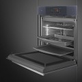 Piekarnik elektryczny z funkcją mikrofali i pary Smeg SO6106WAPG
