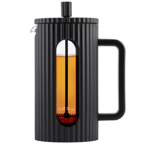 Vialli - Zaparzacz do kawy i herbaty 1000 ml Livio czarny 0725