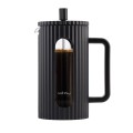 Vialli - Zaparzacz do kawy i herbaty 1000 ml Livio czarny 0725