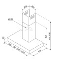 Okap przyścienny Smeg KBT700XE