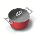 Garnek Smeg 50's Style CKFC2611RDM 26cm, czerwony